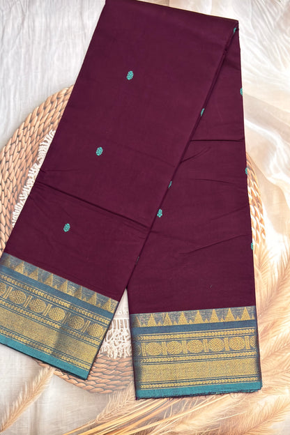 Meenakshi -Premium Kanchi Cotton Sarees – Limited Collection (11 Designs) | MCK47