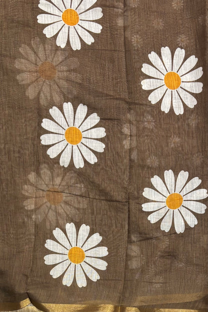 Premium Linen Cotton | Olive Green |MBLC34