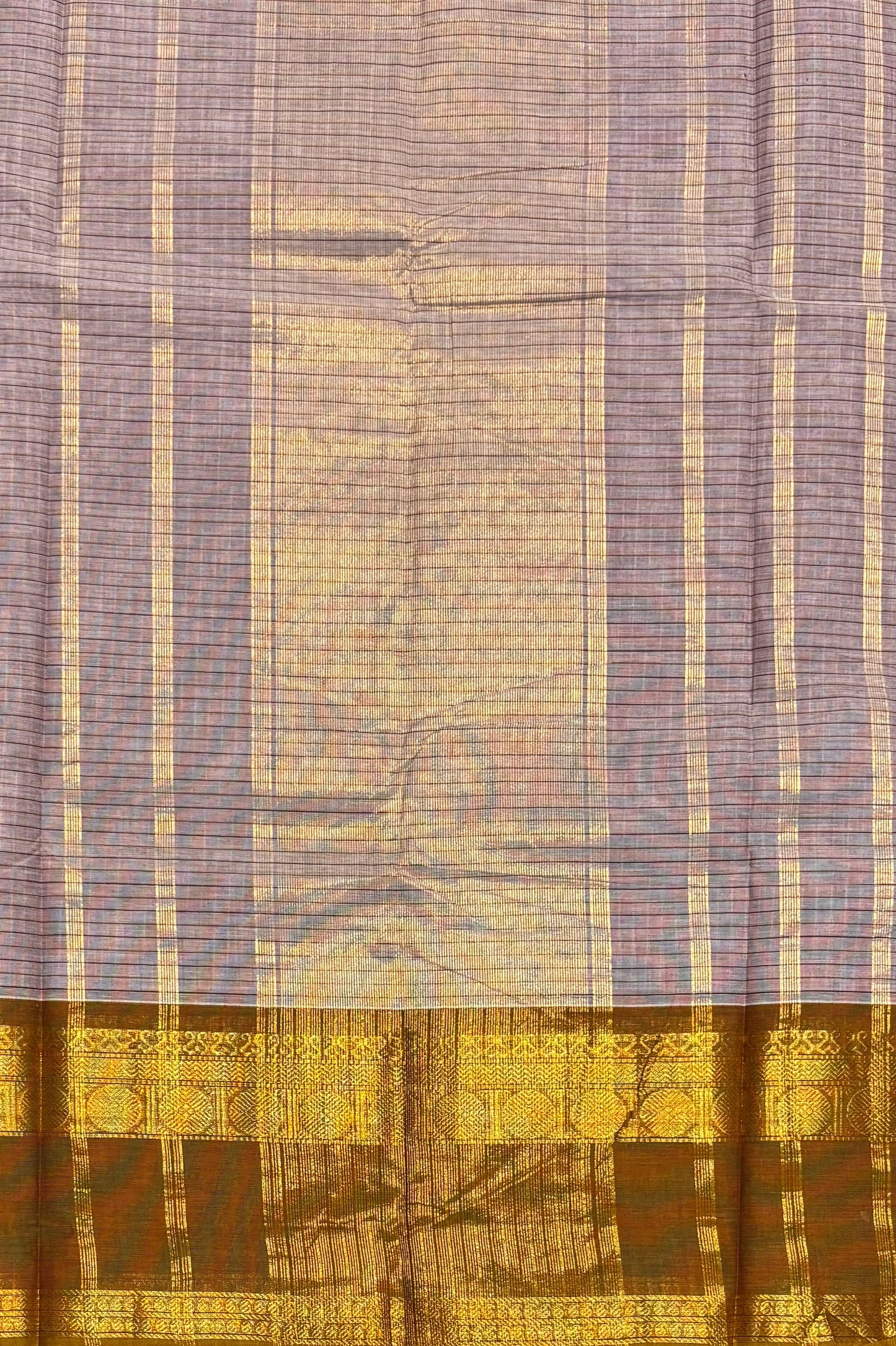 Meenakshi -Kanchi Cotton | Korvai Checks GJ | MCK09