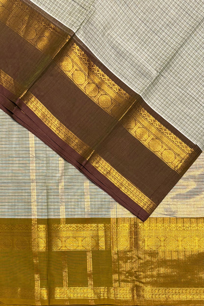 Meenakshi -Kanchi Cotton | Korvai Checks GJ | MCK10