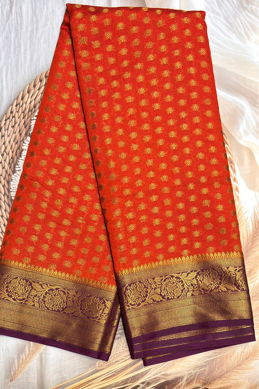 1000 Butta Silk | Rust Orange|1K29