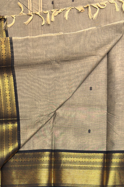 Kanchi Cotton Butta Design - Pallu