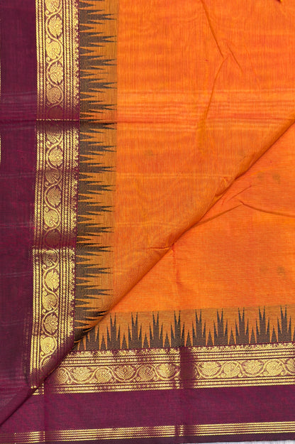 Kanchi Cotton Butta Design - Pallu