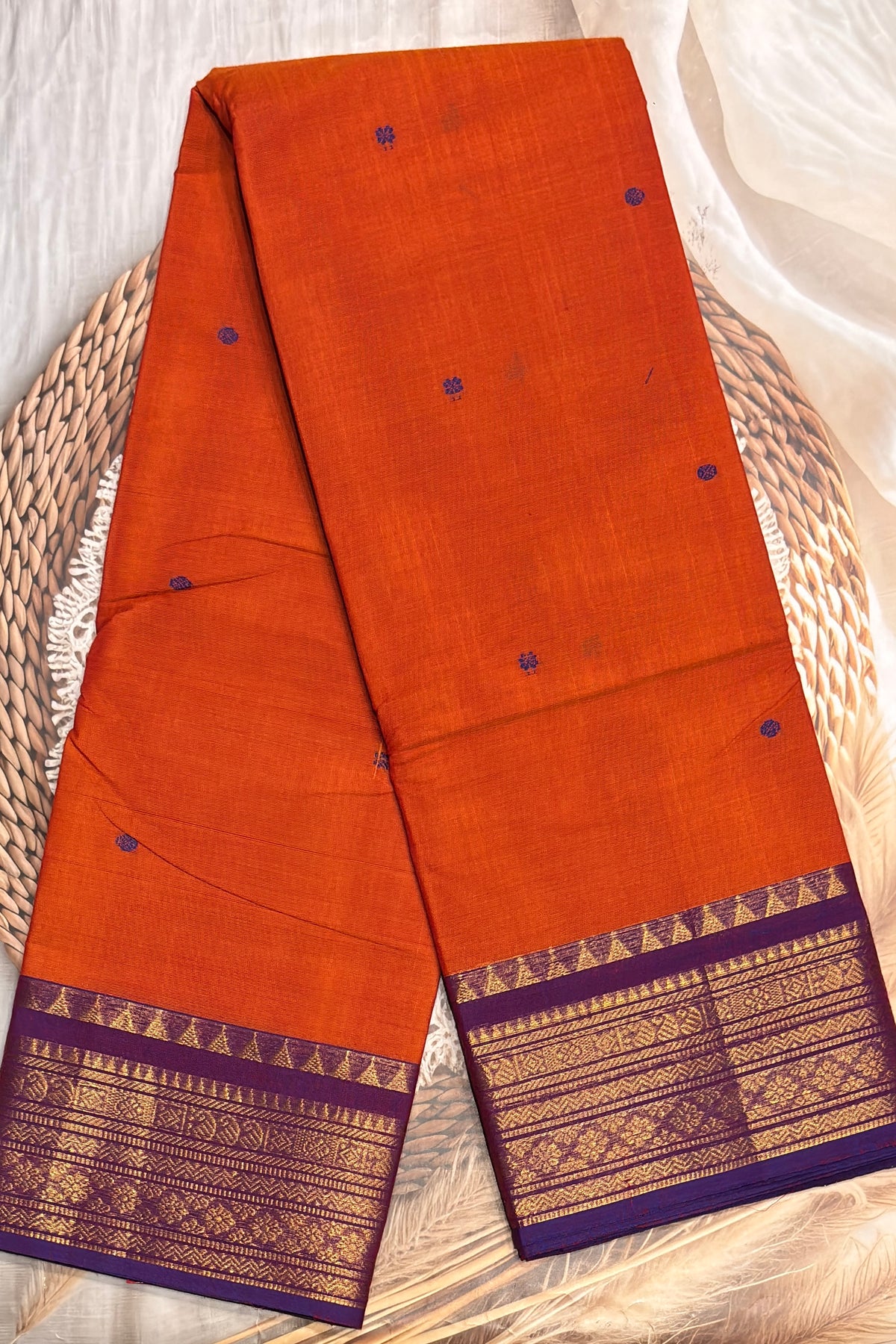 Kanchi Cotton Butta Design - Open View