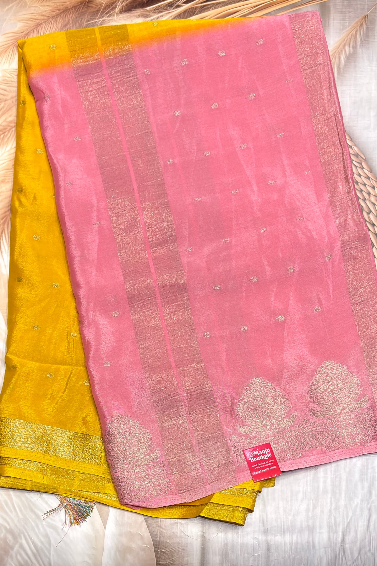Malai Silk  Designer Saree - Open View