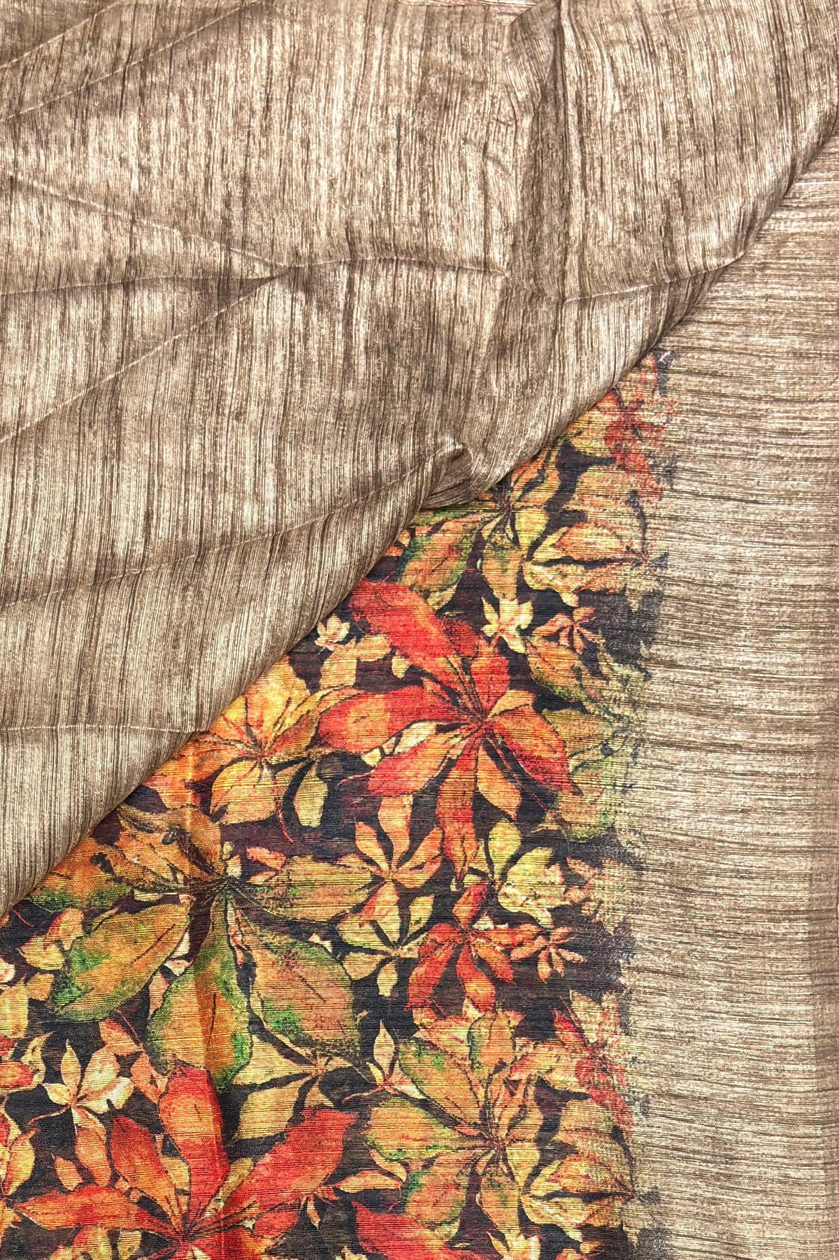 Jute Linen Sare - Open View