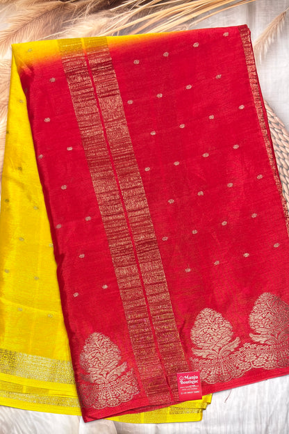 Malai Silk  Designer Saree - Open View
