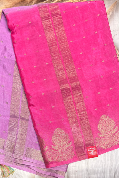 Malai Silk  Designer Saree - Open View