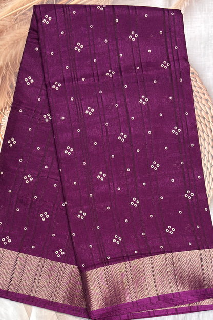 Premium Kotha Silk Saree - Open View