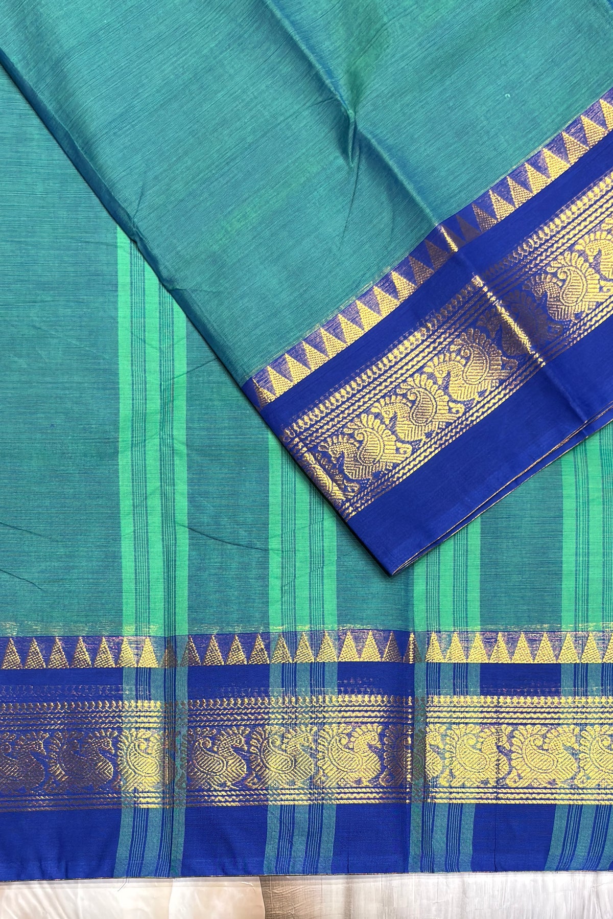 Chettinad Cotton Saree - Open View