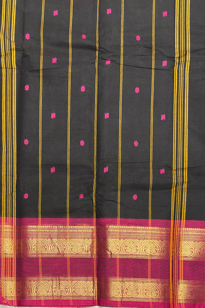 Kanchi Cotton Butta Design - Open View