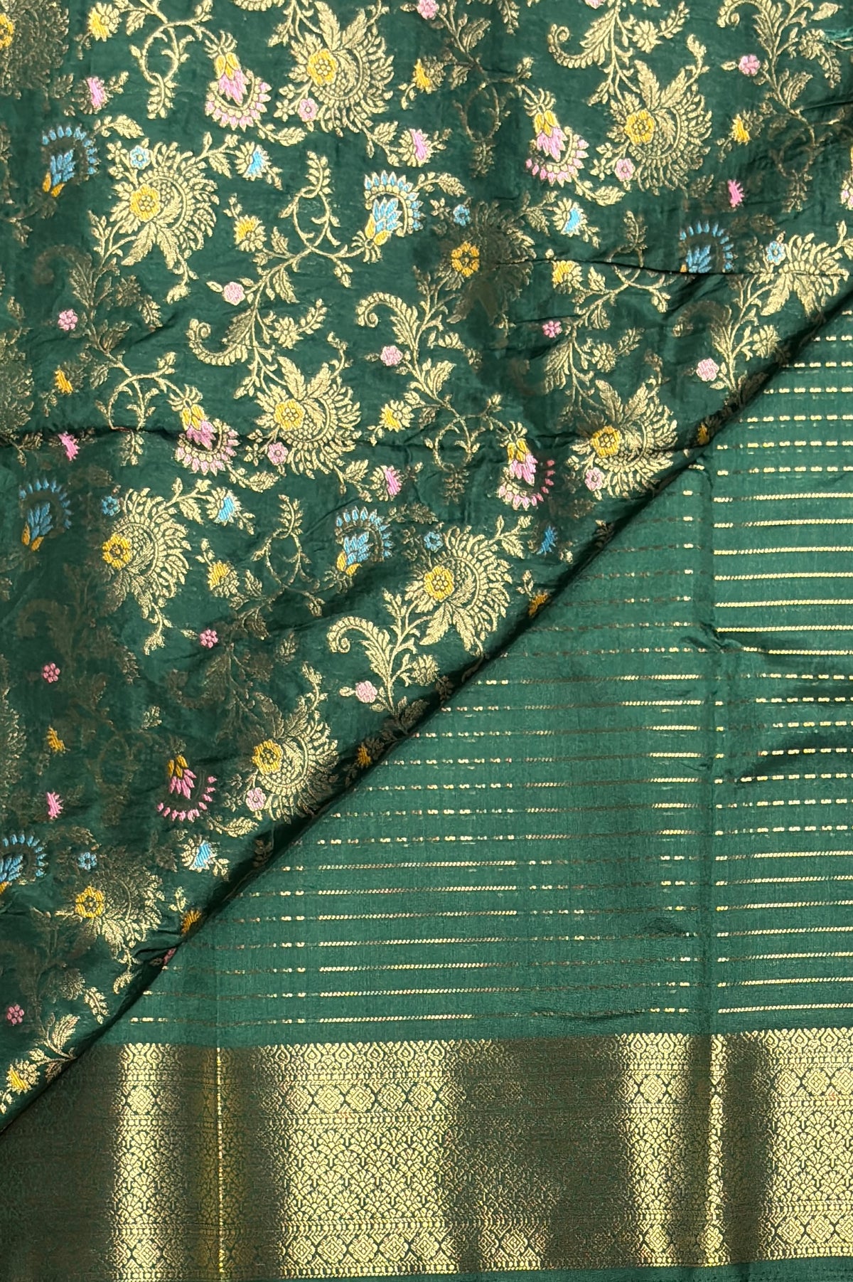 Fancy Soft Silk Sarees - Pallu