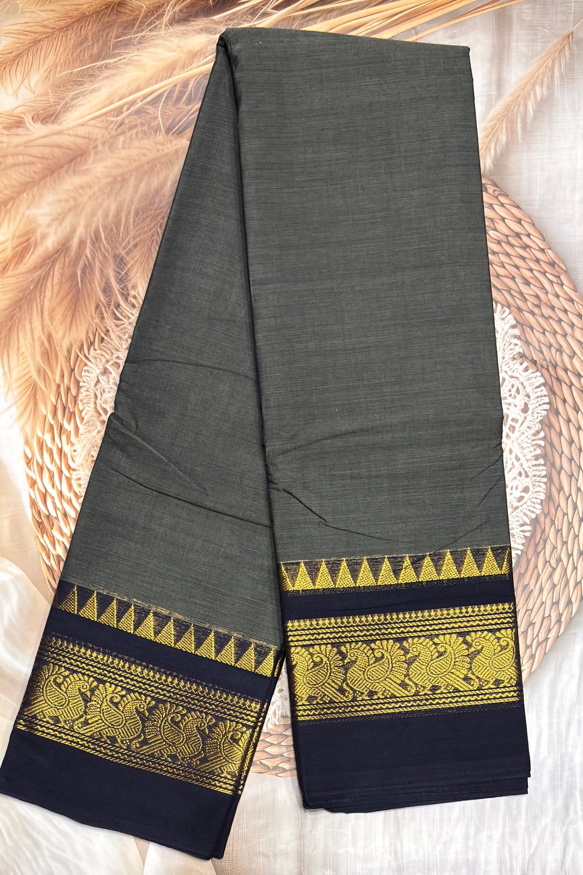 Chettinad Cotton Saree - Model