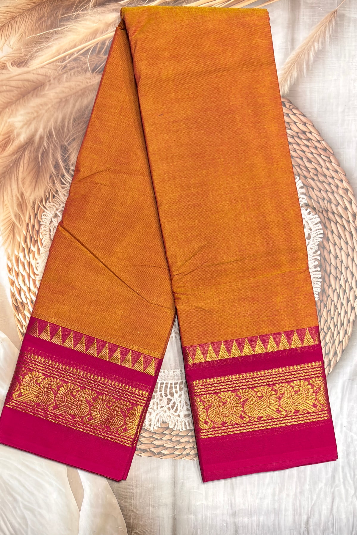 Chettinad Cotton Saree - Model