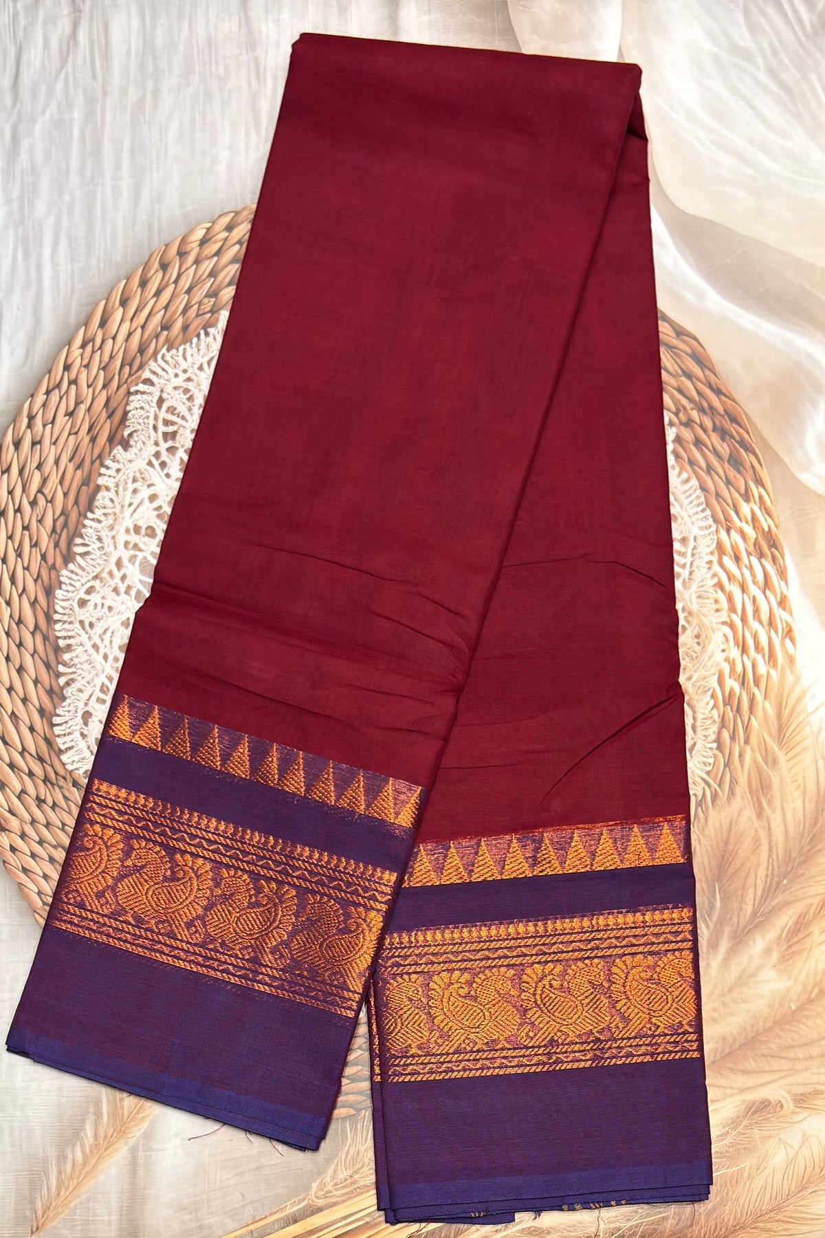 Chettinad Cotton Saree - Model