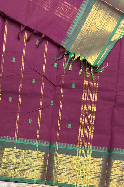 Kanchi Cotton Butta Design - Open View