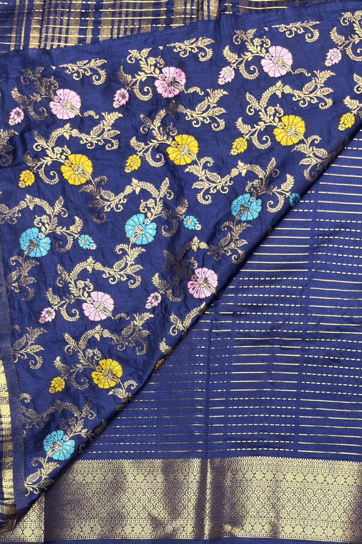 Fancy Soft Silk Sarees - Pallu