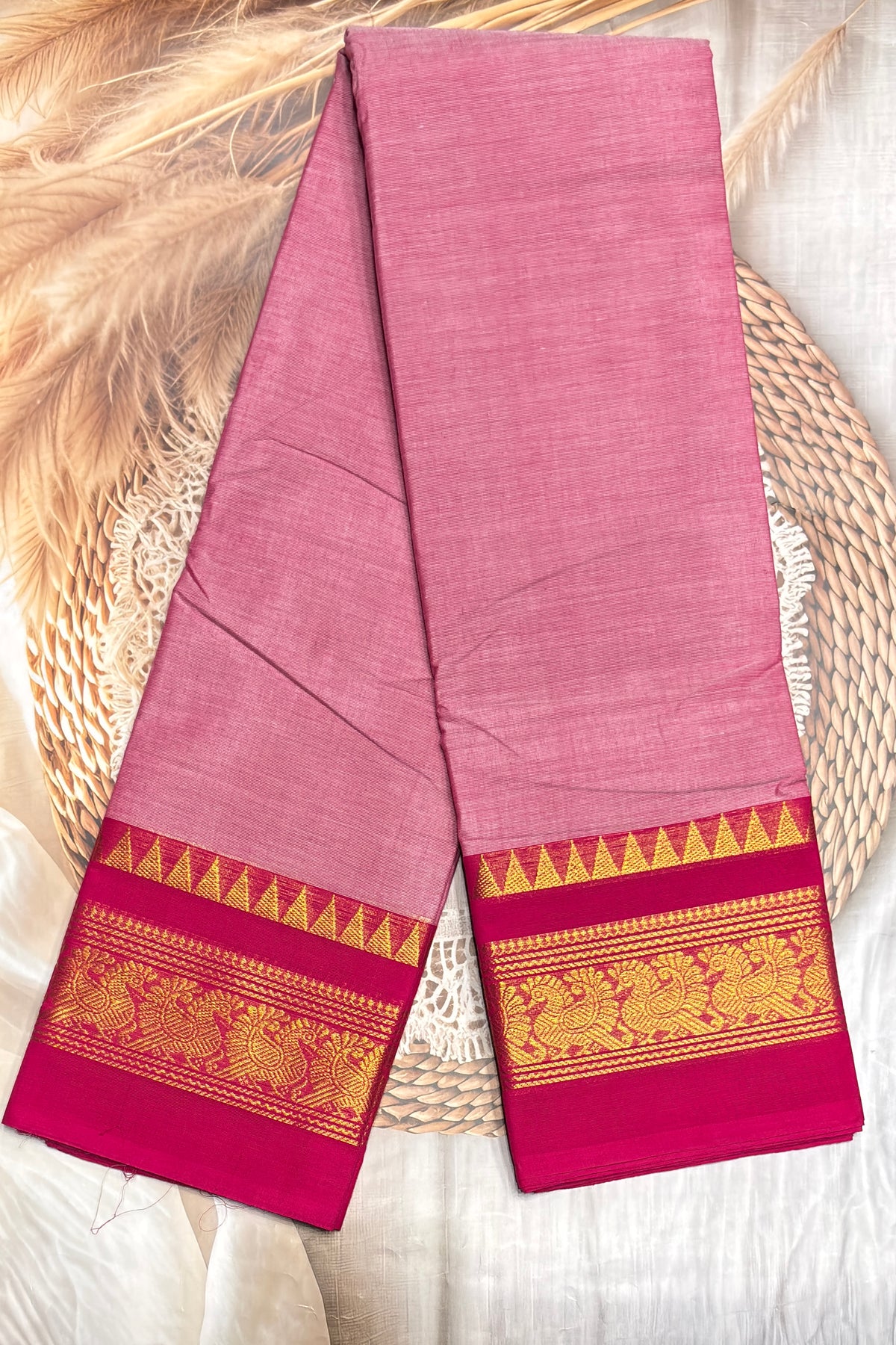 Chettinad Cotton Saree - Model