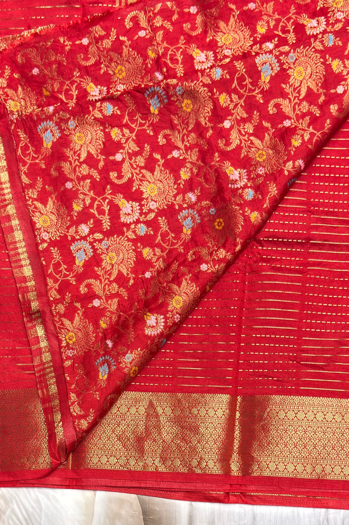 Fancy Soft Silk Sarees - Pallu